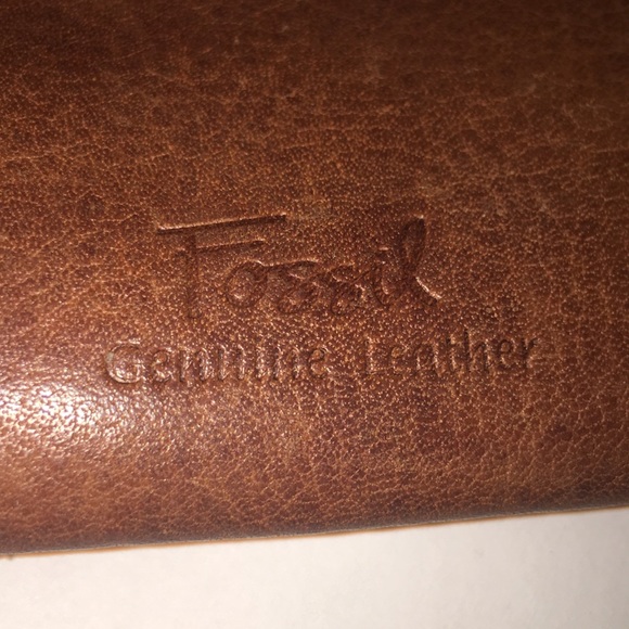 FOSSIL boho colorful patchwork leather wristlet - Picture 3 of 8